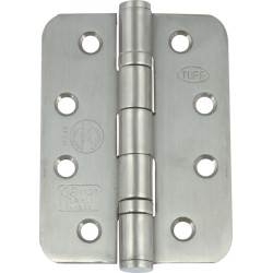Ball Bearing Door Hinges - Polished Stainless Steel - 102 x 76mm